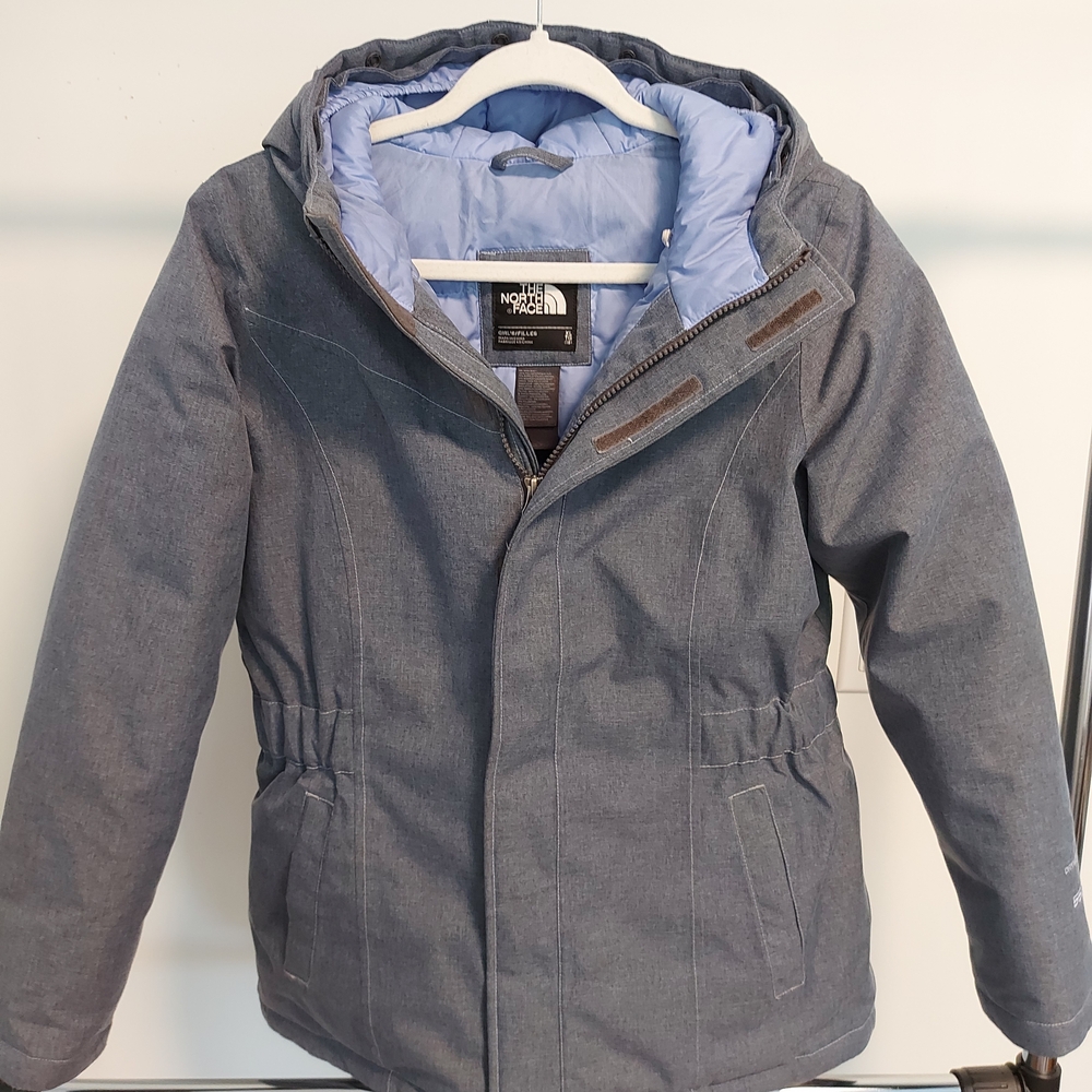 The North Face Kids Gray Puffer Jacket